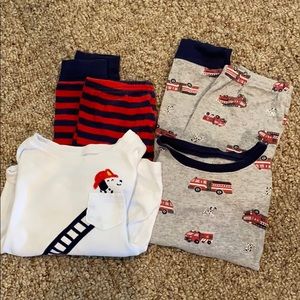 Fireman pajama sets